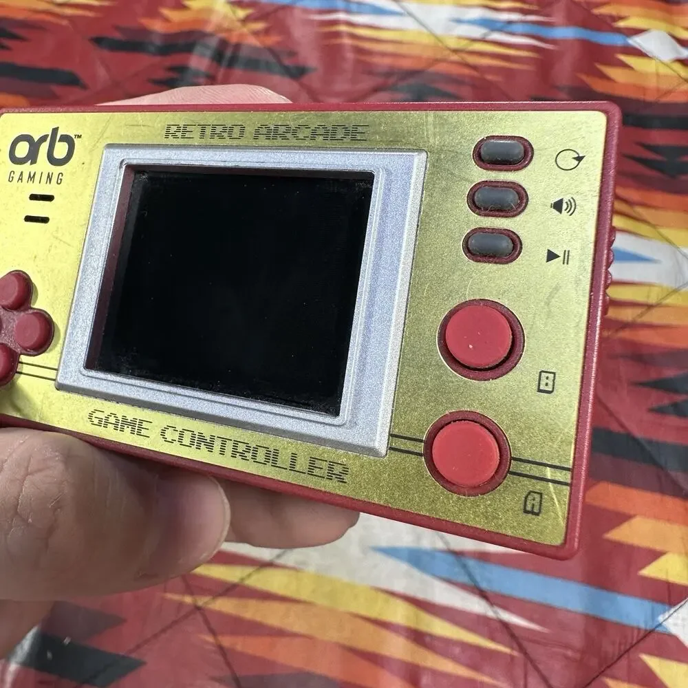 Orb Gaming Retro Arcade Handheld Console 8-Bit Thumbs Up! Model 8059 TESTED!